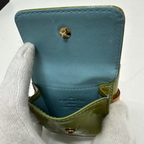 LOUIS VUITTON MonogramVernis Lafayette-Street Bangle Bracelet Green - Picture 11 of 11